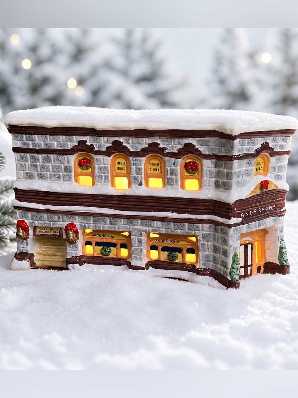 It's A Wonderful Life Original Bedford Falls: Anderson's  Building & Loan #1570